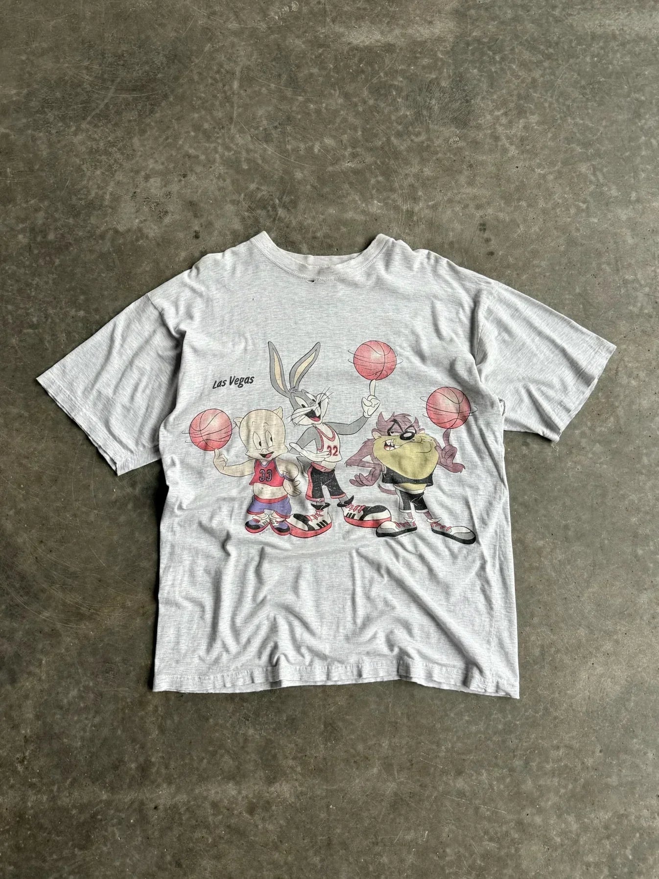 Vintage Faded Las Vegas Aces Looney Tee