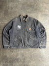 Vintage Charcoal Grey Yankees Detroit Carhartt Jacket
